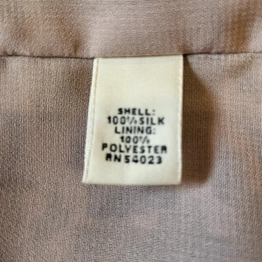 Banana Republic 100% Silk Gray Snakeskin Print Cocktail Dress, Size 4, NWT - Picture 11 of 12